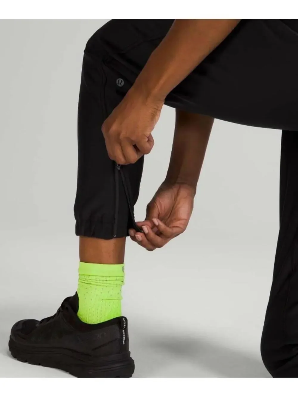 Lululemon Adapted State High-Rise Tech Fleece Jogger 27in inseam Black size 6.